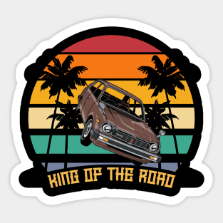 King of the Road Sticker